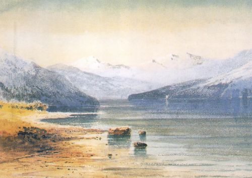 Горное озеро. Швейцария. 1864