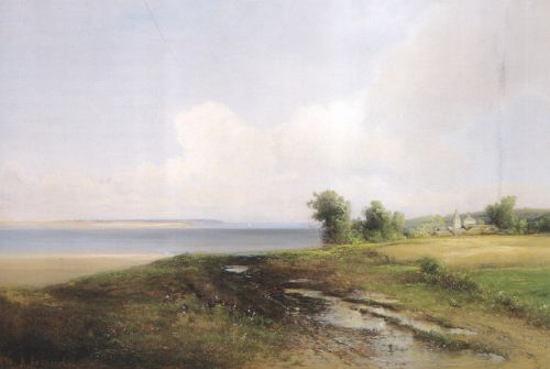 Пейзаж. Берег Волги. 1874